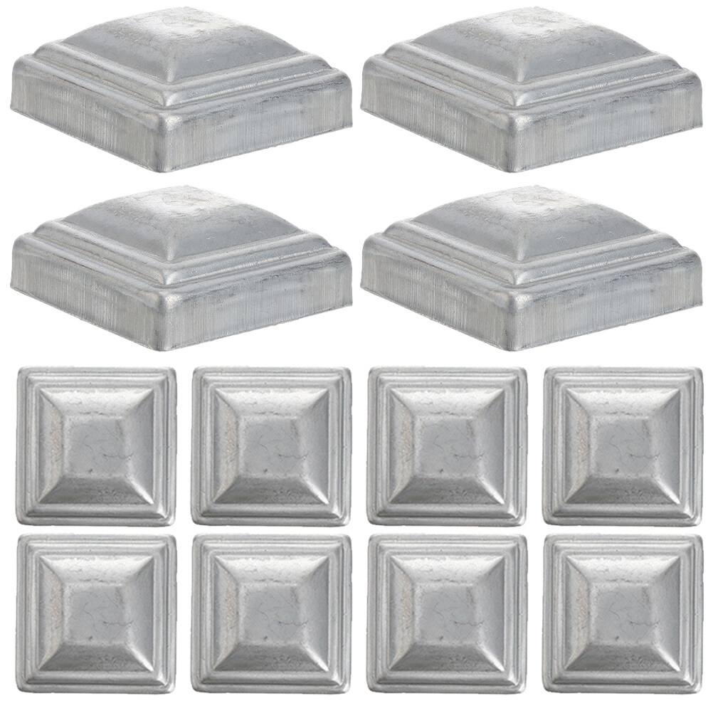 Gongc 12pcs Fence Post Caps Fence Sealing Cover Square Post Caps Fence Protector
